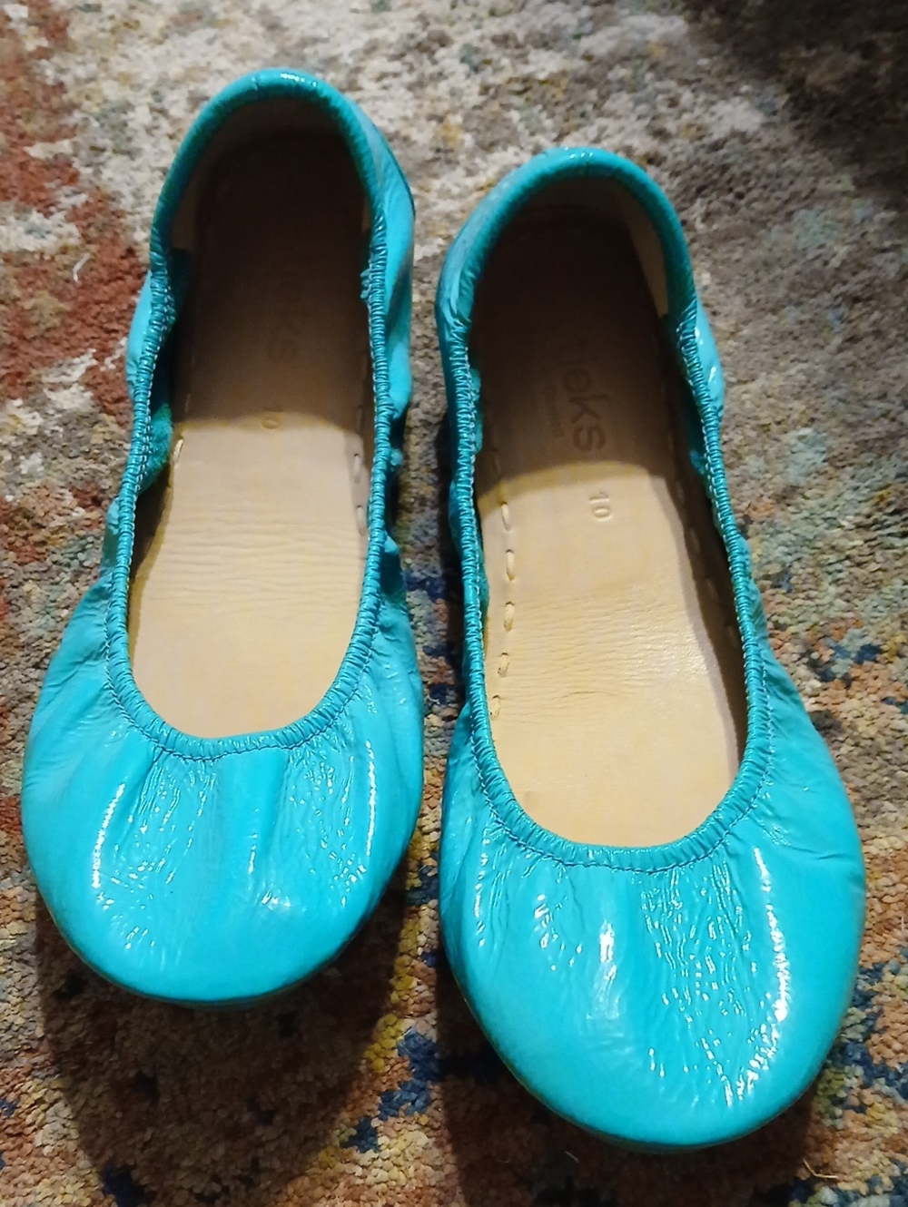 Tieks Patent Tieks Blue Flats